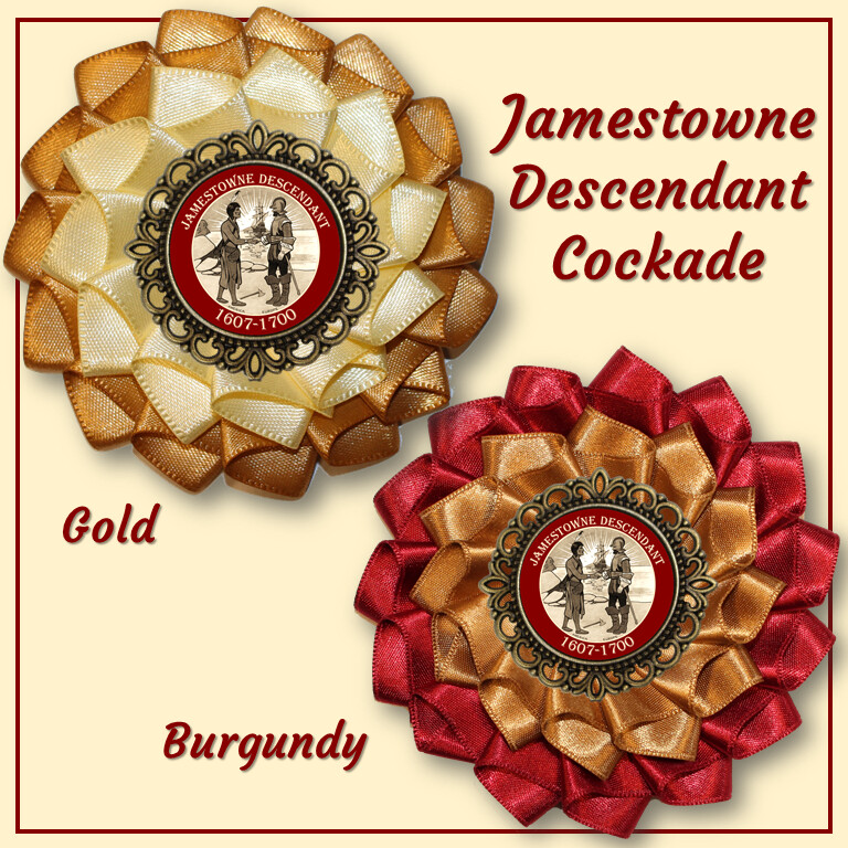 Jamestowne Descendant Cockade
