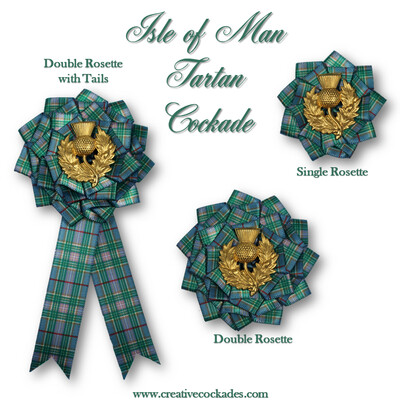 Isle of Man Tartan Cockade