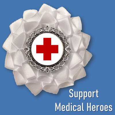 Support Medical Heroes Cockade