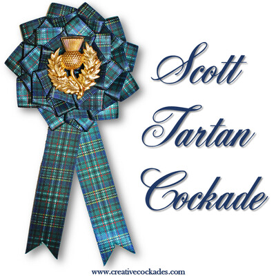 Scott Tartan Cockade