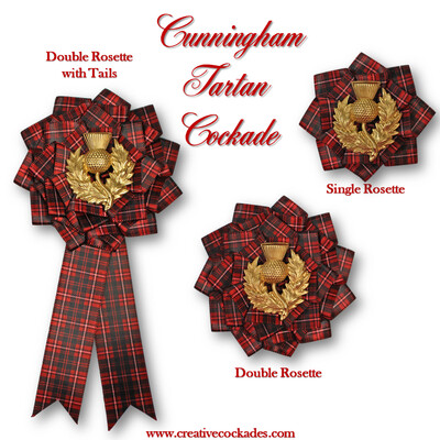 Cunningham Tartan Cockade