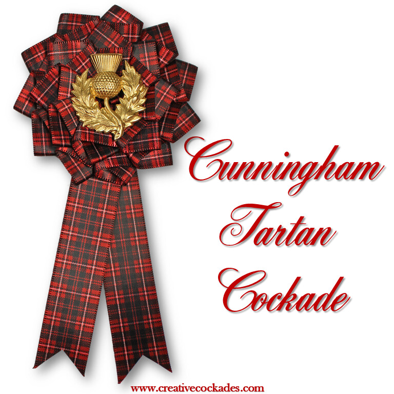 Cunningham Tartan Cockade
