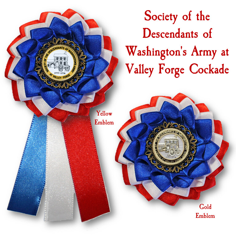 Descendants of Washington's Army at Valley Forge Cockade