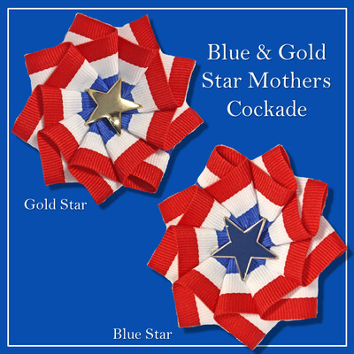 Blue &amp; Gold Star Mothers Cockade