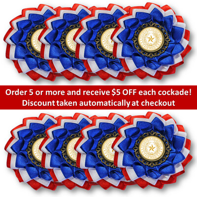 Daughters of the Republic of Texas Cockade