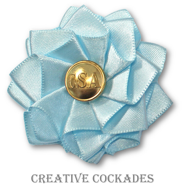 Light Blue CSA Secession Cockade