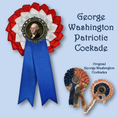 George Washington Tricolor Cockade