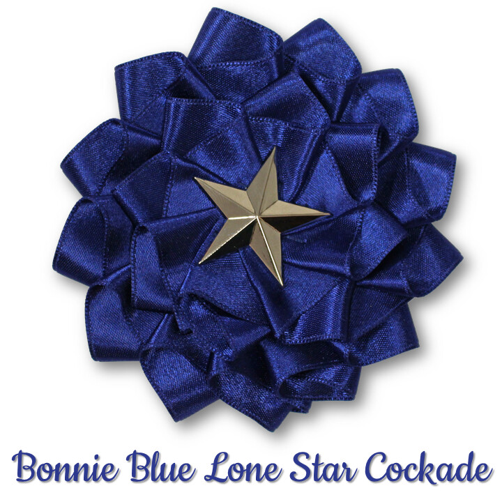 Bonnie Blue Lone Star Cockade