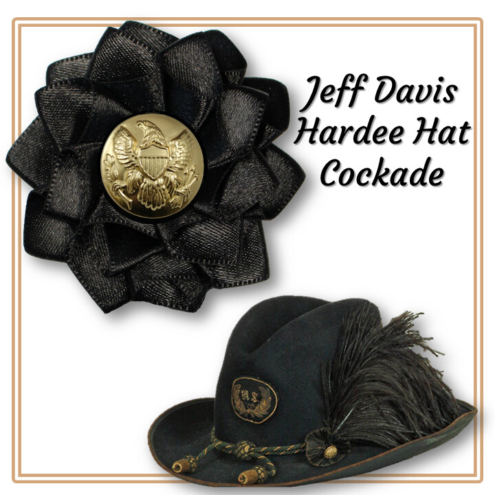 Jeff Davis Hardee Hat Cockade