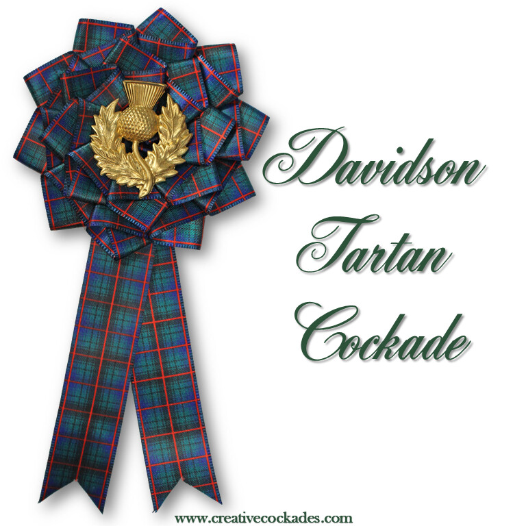 Davidson Tartan Cockade