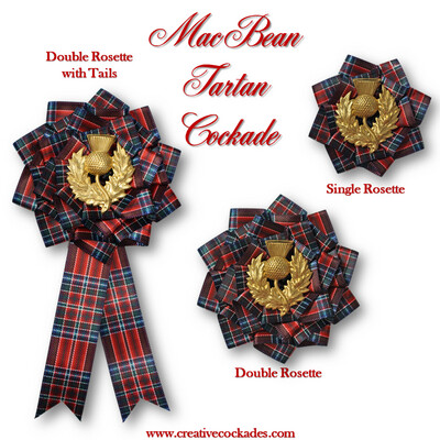MacBean Tartan Cockade
