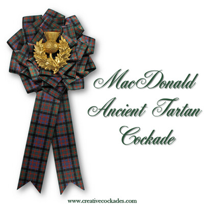 MacDonald Ancient Tartan Cockade