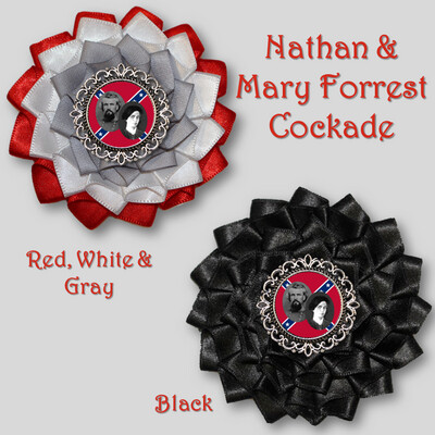 Nathan &amp; Mary Forrest Cockade