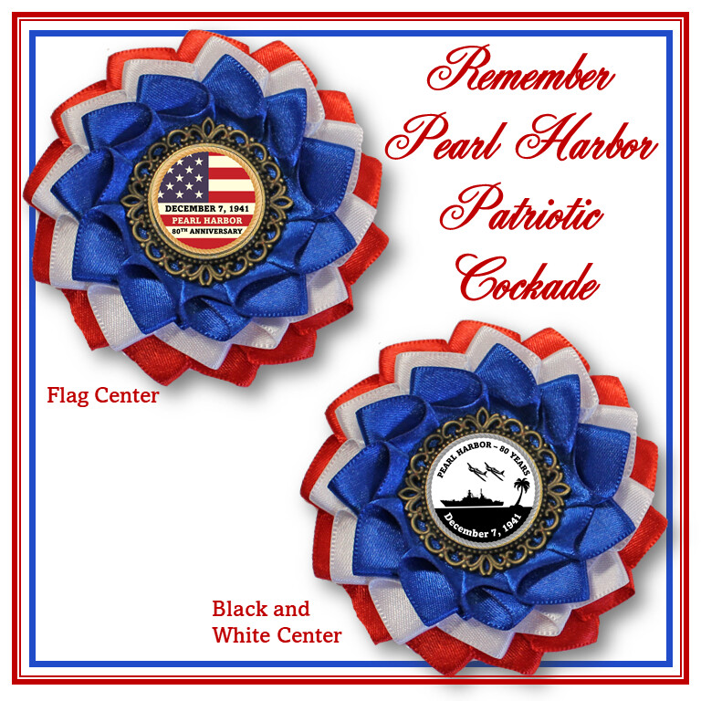 Pearl Harbor Patriotic Cockade