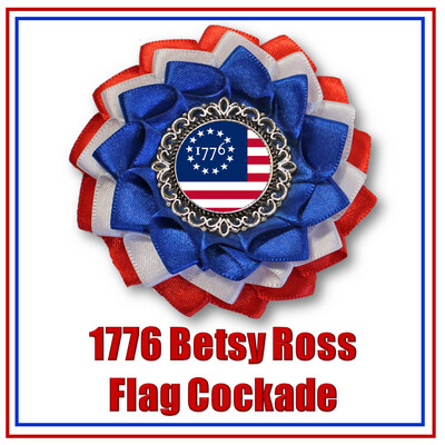 1776 Betsy Ross Flag Cockade