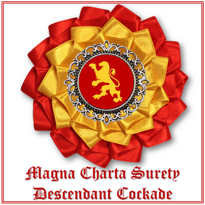 Magna Charta Descendant Cockade