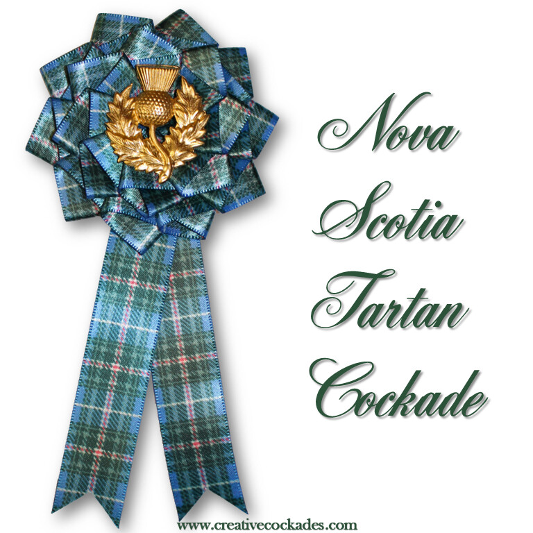 Nova Scotia Tartan Cockade