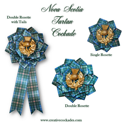 Nova Scotia Tartan Cockade