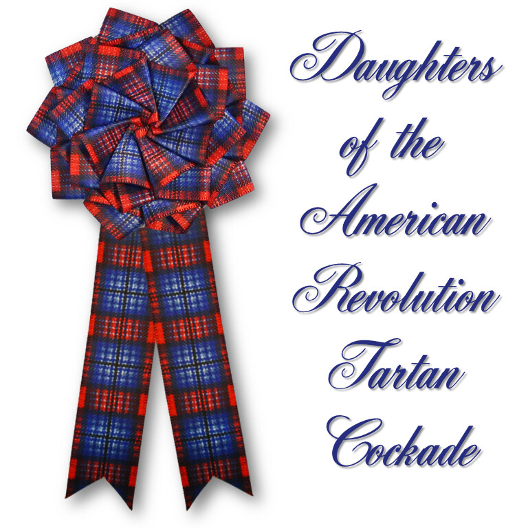 DAR Tartan Cockade