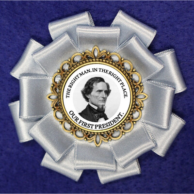 Blue Jefferson Davis Cockade