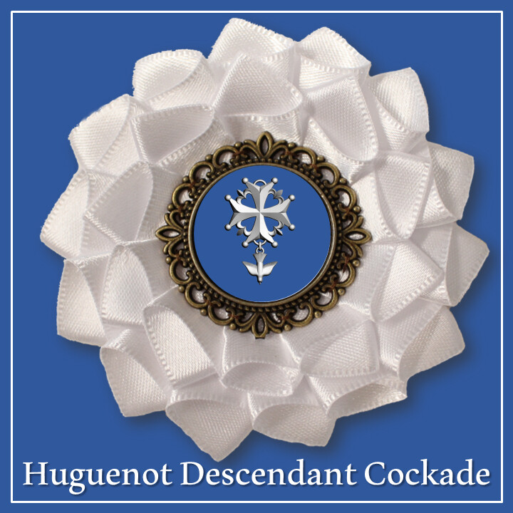 Huguenot Descendant Cockade