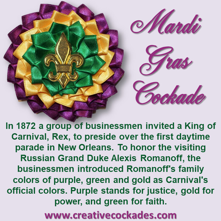 Mardi Gras Cockade
