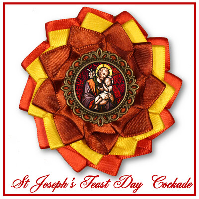 St. Joseph's Feast Day Cockade