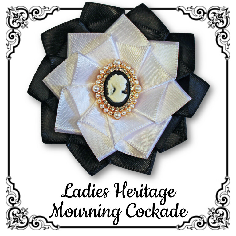 Ladies Heritage Mourning Cockade