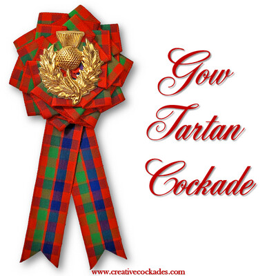 Gow Tartan Cockade