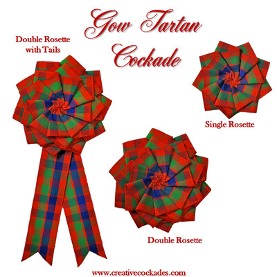 Gow Tartan Cockade