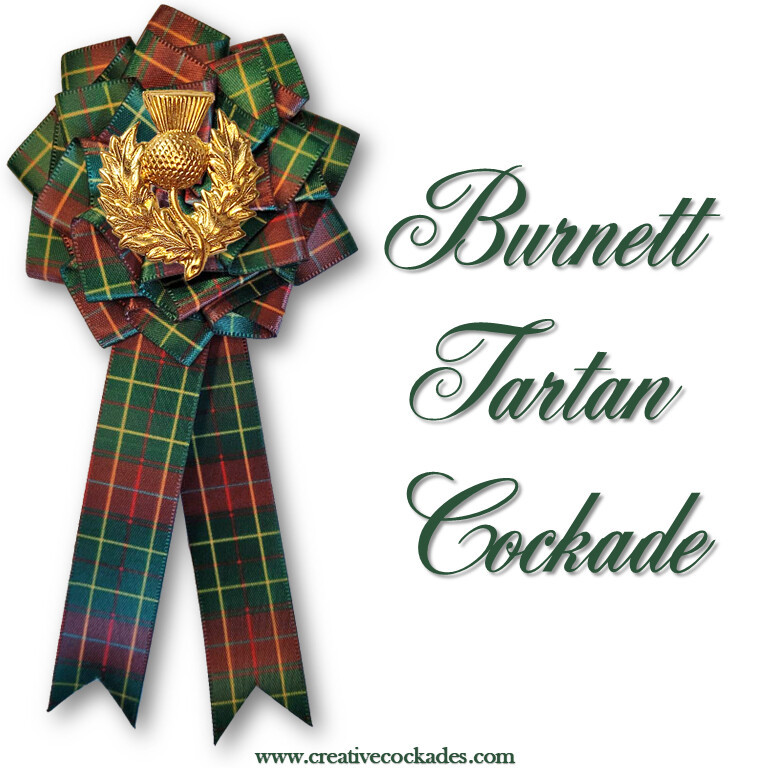 Burnett Tartan Cockade