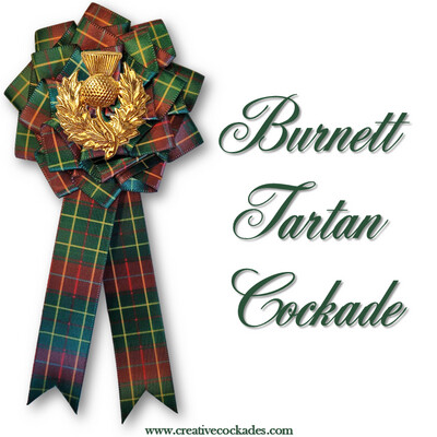 Burnett Tartan Cockade