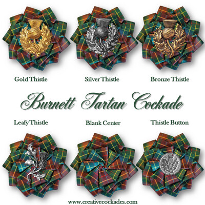 Burnett Tartan Cockade