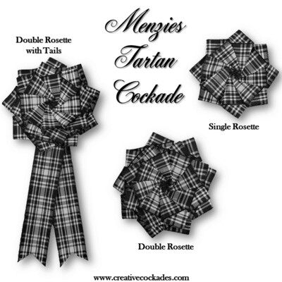Menzies Tartan Cockade