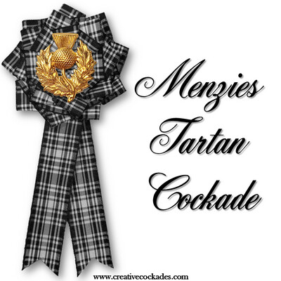 Menzies Tartan Cockade