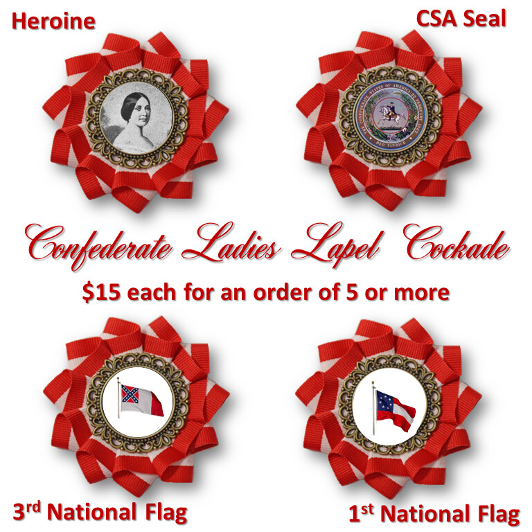 CSA Ladies Lapel Cockade