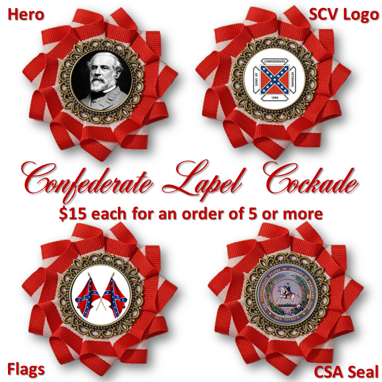 CSA Gents Lapel Cockade