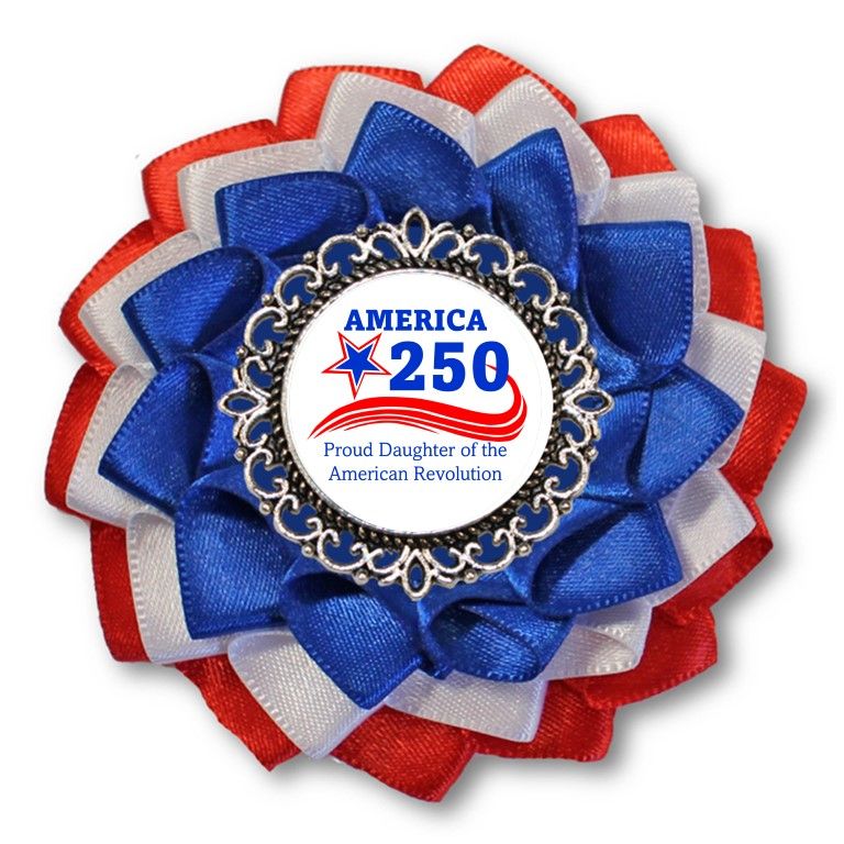 Tricolor DAR 250th Cockade