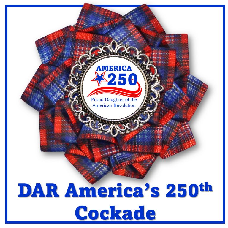 DAR Tartan 250th Cockade