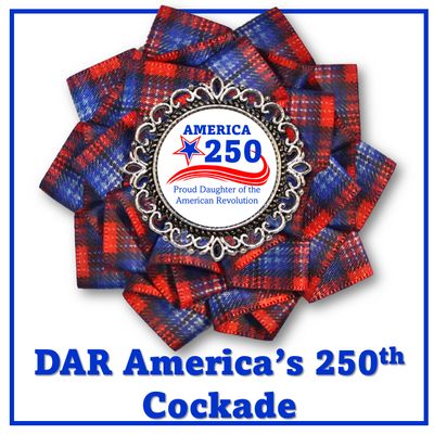 DAR Tartan 250th Cockade