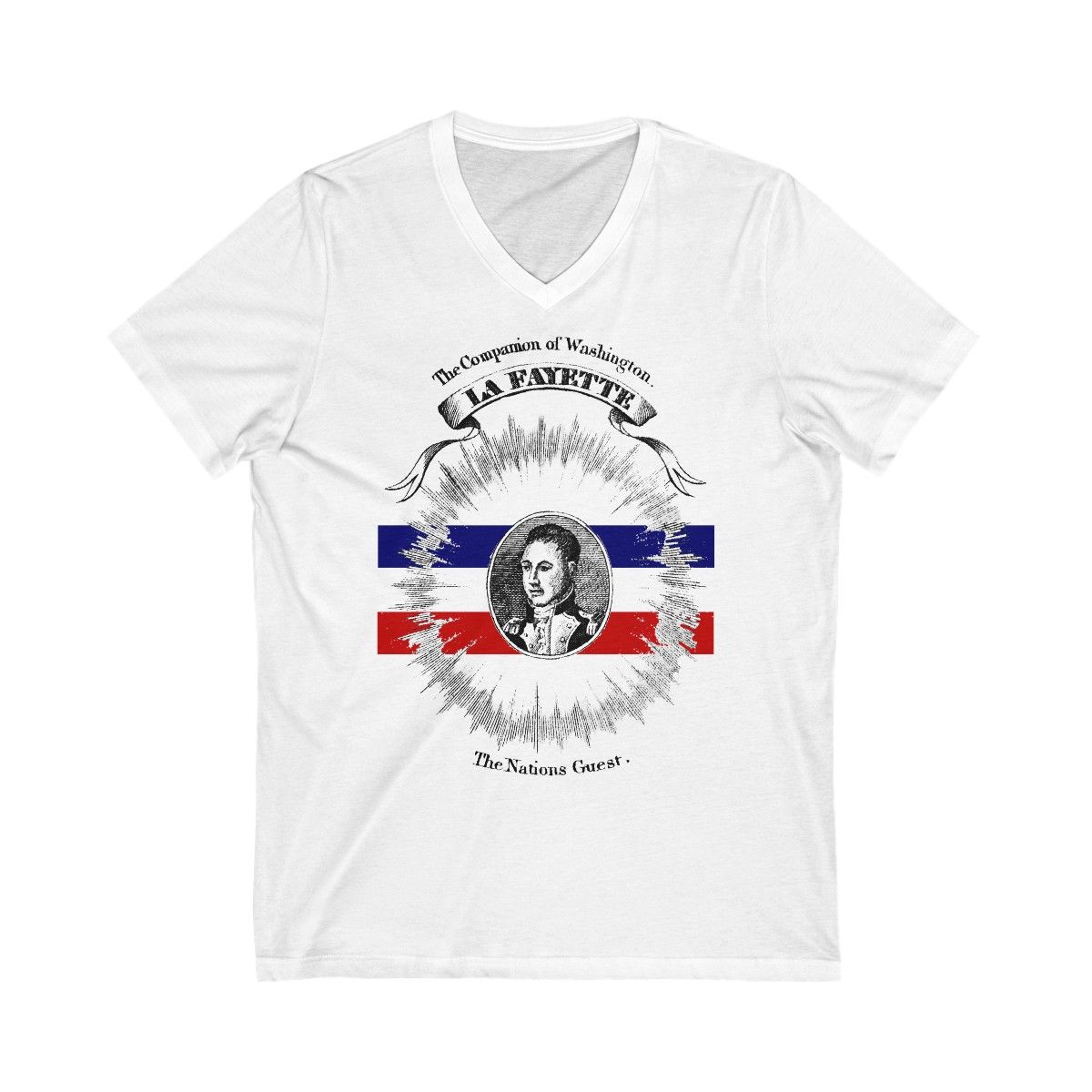 LaFayette Unisex T-Shirt, Sizes: S, Colors: White