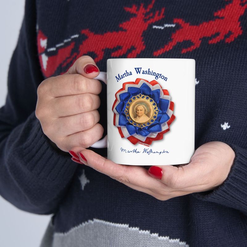 George &amp; Martha Washington Mug
