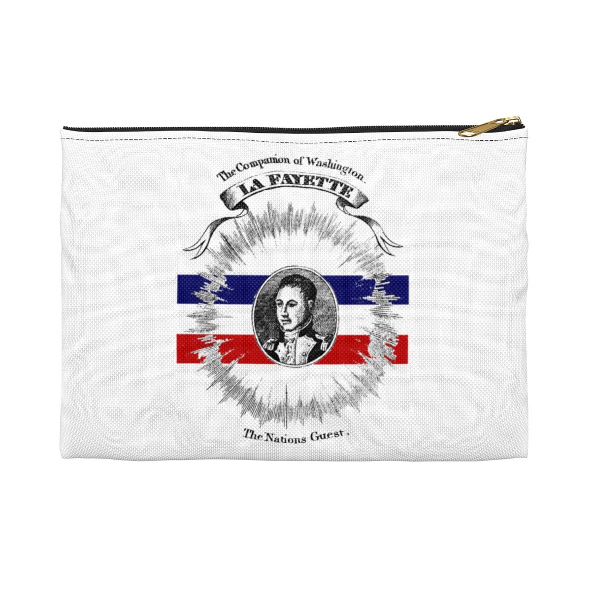 LaFayette Accessory Pouch, Size: Small, Color: Black zipper