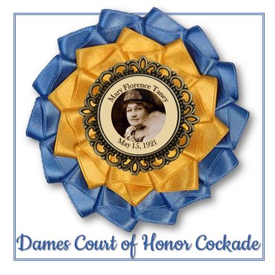 Dames Court of Honor Cockade 1921
