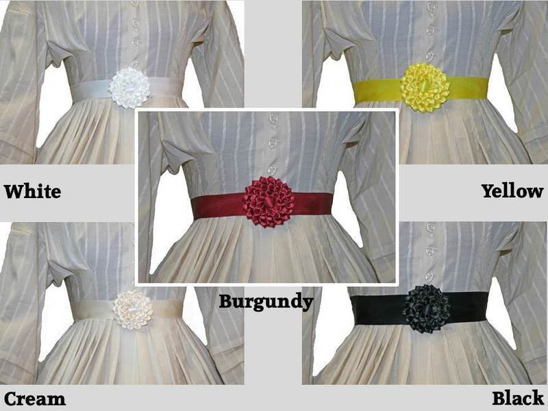 Silk Rosette Belt