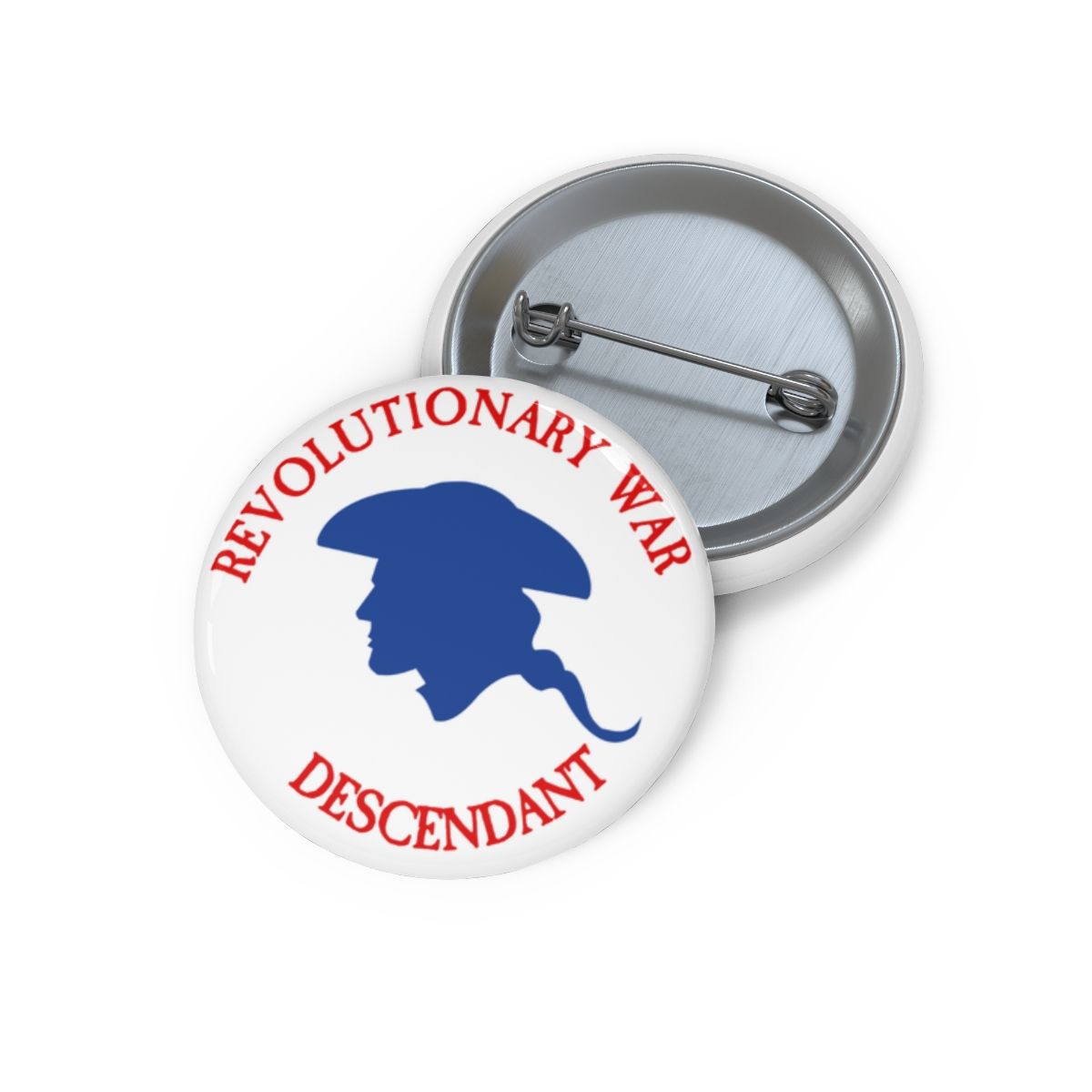 Revolutionary War Descendant Pin, Pin size: 1.25&quot;