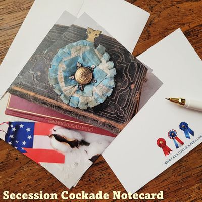 Historic Secession Cockade Note Cards - Set of 6