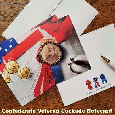 Historic Secession Cockade Note Cards - Set of 6