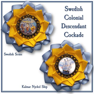 Swedish Colonial Descendant Cockade