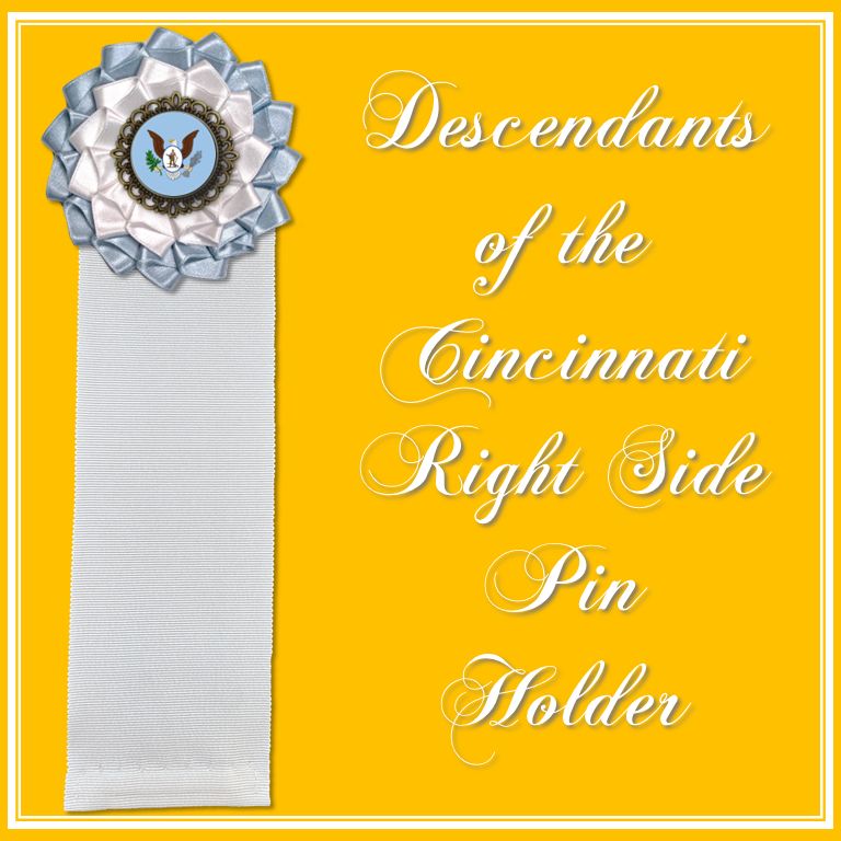 Descendants of the Cincinnati Right Side Pin Holder